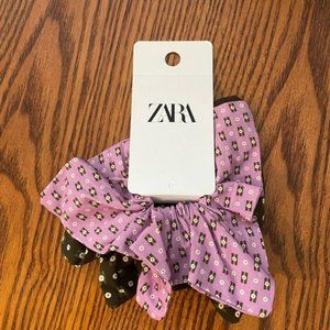 NWT! Zara printed scrunchies